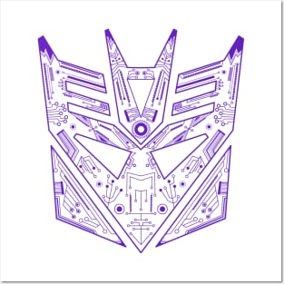 Decepticon Tech - Purple Posters and Art